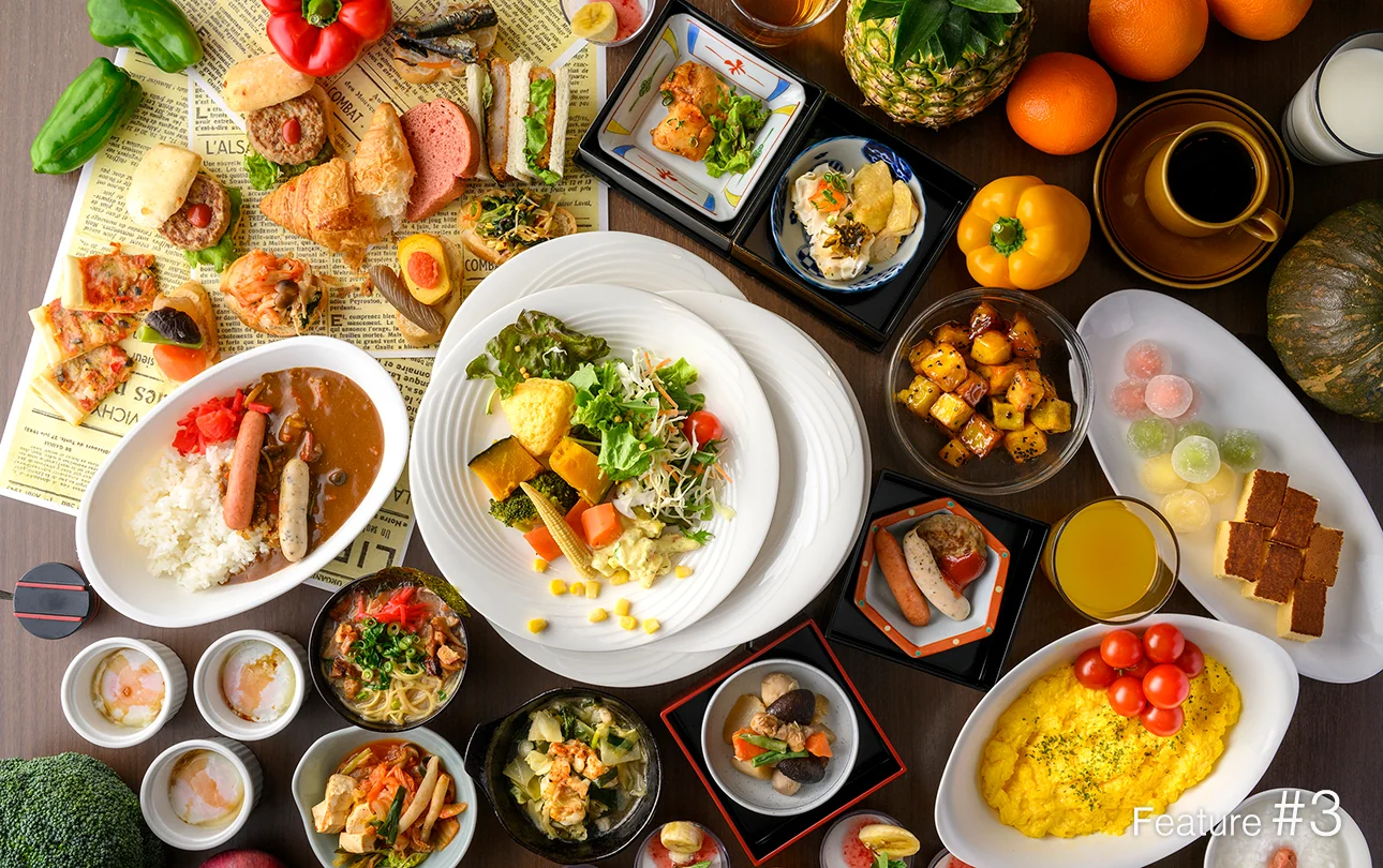 A delicious breakfast featuring local favorites