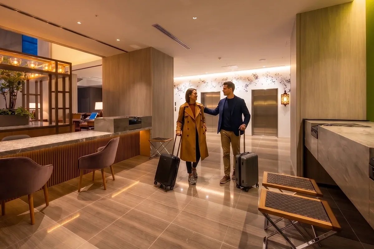HOTEL FORZA KYOTO SHIJO KAWARAMACHI 大堂