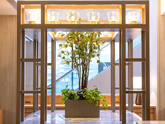 现代宽敞的早餐会场